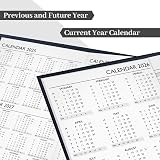 ZYBUX A5-2026 Diary Day a Page Half Page Saturday Sunday Navy Blue view 5