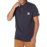 Carhartt Men's Force Relaxed Fit Midweight Short-Sleeve Pocket Polo