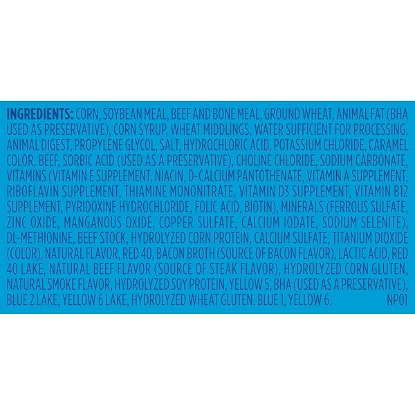 KIBBLES ‘N BITS MINI BITS SMALL BREED SAVORY BACON & STEAK FLAVOR DRY DOG FOOD, 3.5 LB. BAG