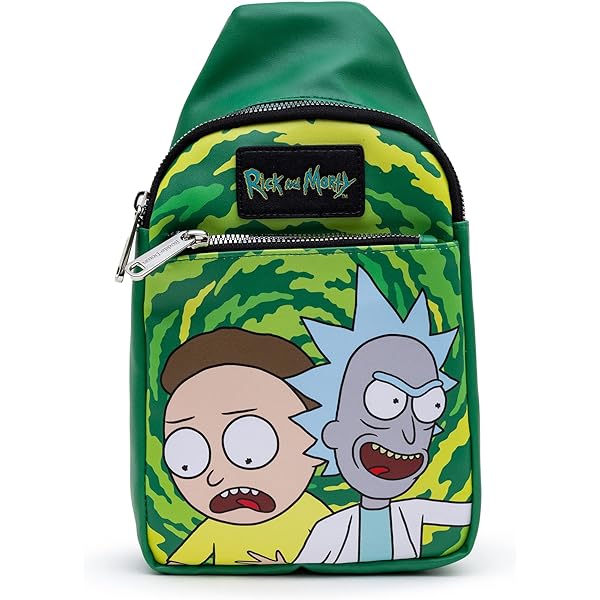 Buckle-Down Rick And Morty Women's Hinge Wallet - 7x4 Inch Vegan Leather With Card Slots & ID Window