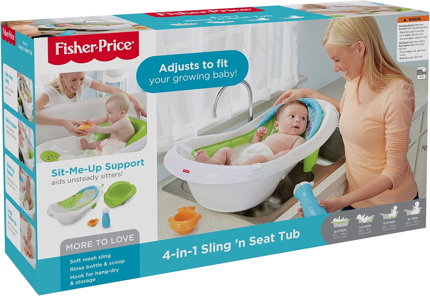 Fisher Price 4 In 1 Sling N Seat Tub By Fisher Price Baby Products Ecog Bathing