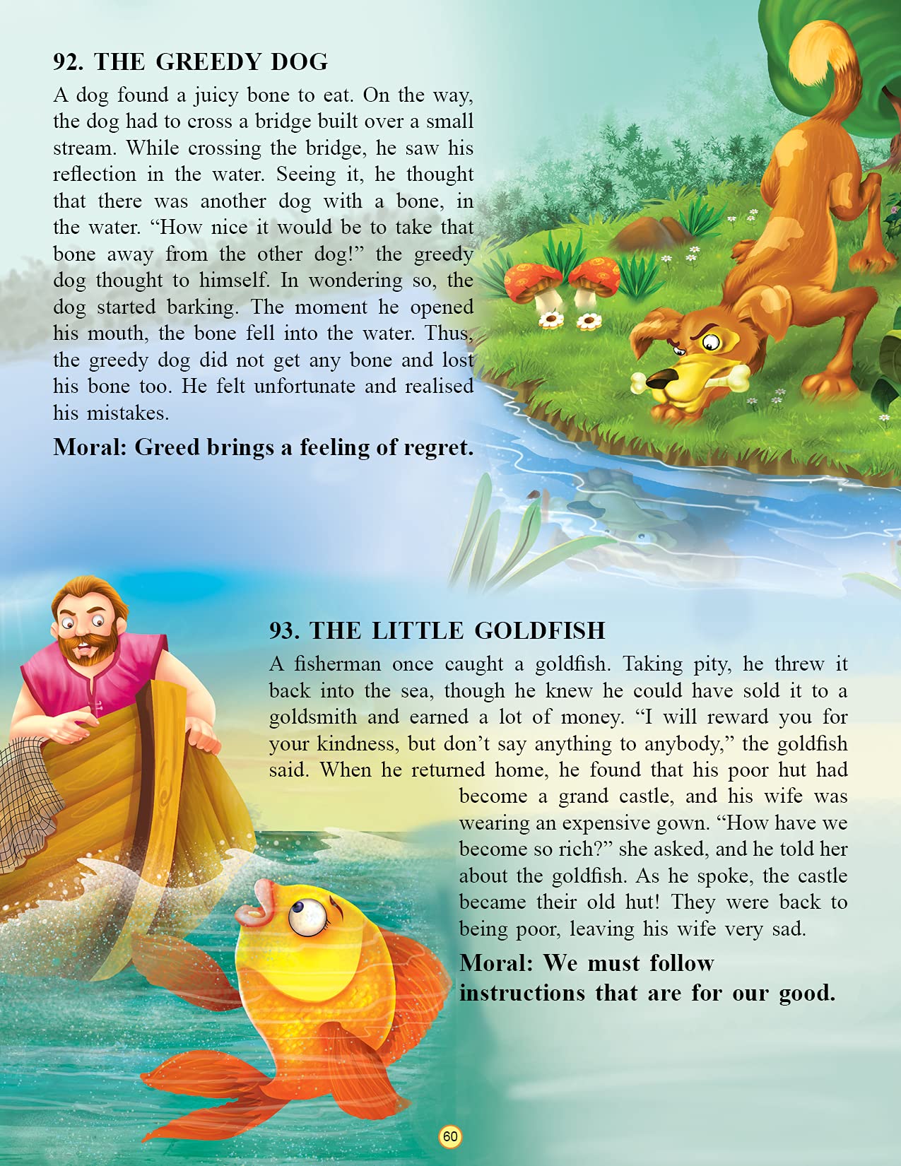 moral story writing in english