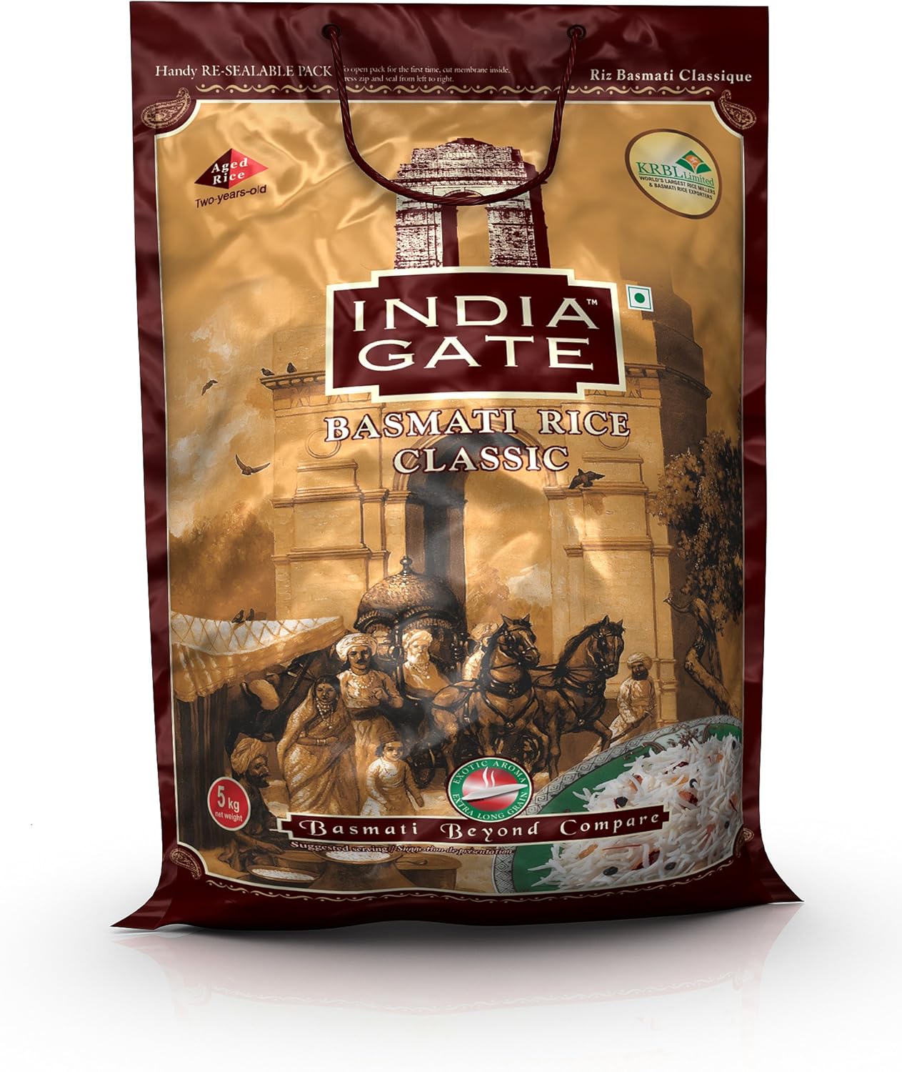 India Gate Classic Rice 5 kg Grocery & Gourmet Food