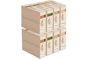 ZENSTORAGE 8 Pack Sheet Storage Organizer (King & Queen Size) with handle, Foldable Sheet Set Organizer for Linen Closet, Sheet Organizer for Blanket, Coverlet and Towel, Beige