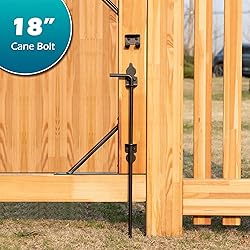 YONSIN 18" Cane Bolt Heavy Duty Drop Rod Gate