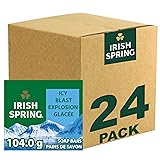 Irish Spring Icy Blast Bar Soap for Men, Mens