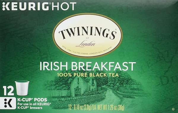 TWINING TEA KCUP IRISH BREAK FAST, 12 CT