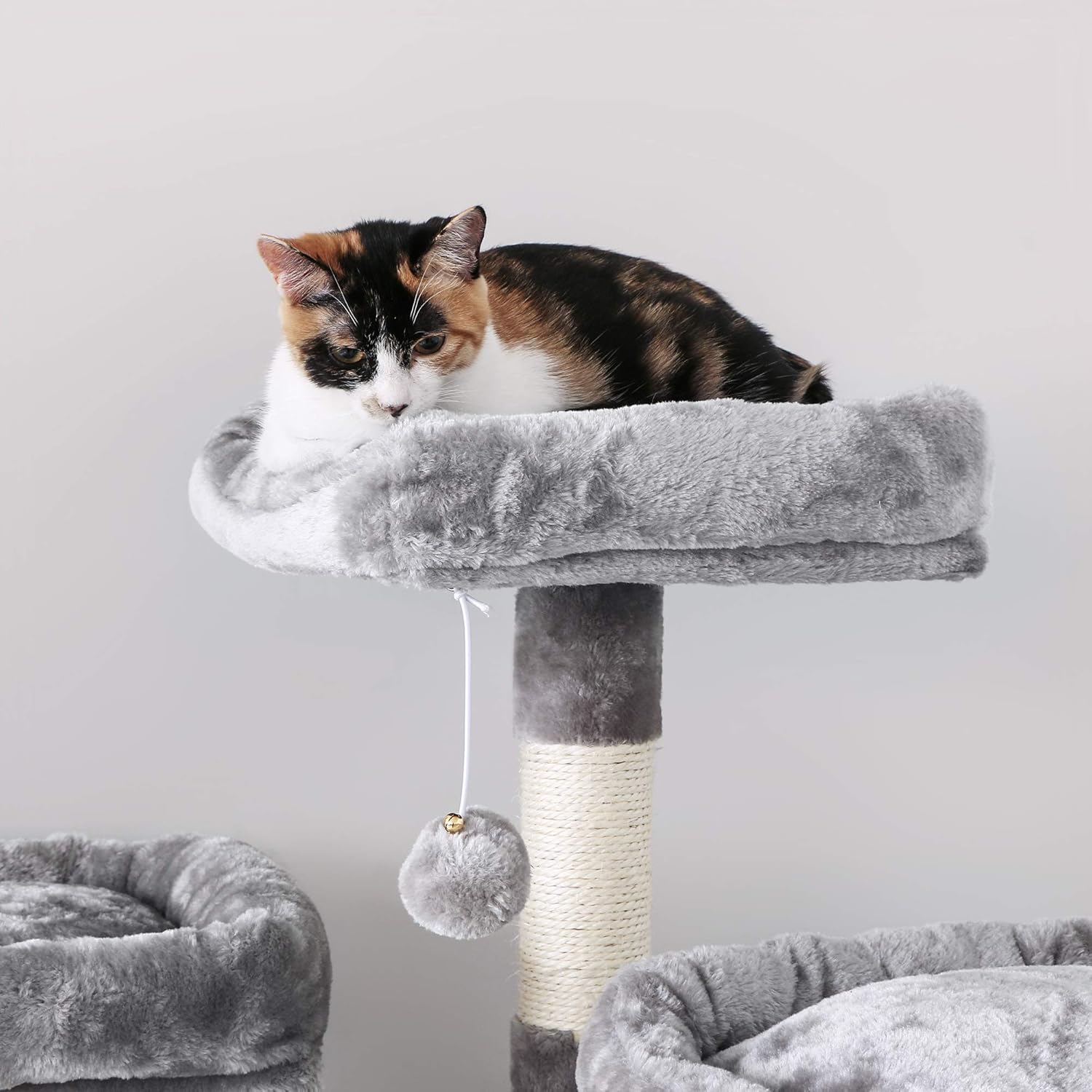BEWISHOME Cat Tree 66.3 Inch Multi-Level Large Cat Tower with Plush Top Perches, Sisal Scratching Post Cat Play house Kitty Activity Center MMJ14L : Pet Supplies
