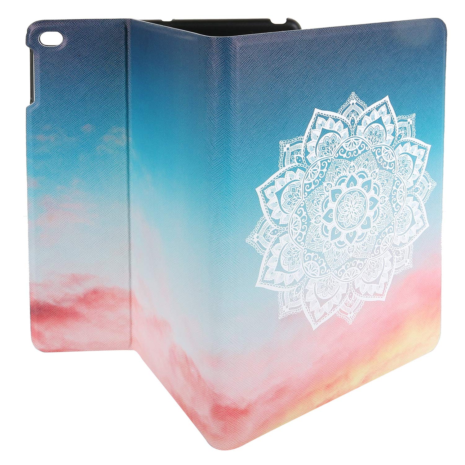 True Holiday iPad case 9.7 inch Ultra Slim Lightweight with Stand and Auto Wake Sleep function Protective Smart Cover Case for 9.7 inch 2017/2018 (mandala1)