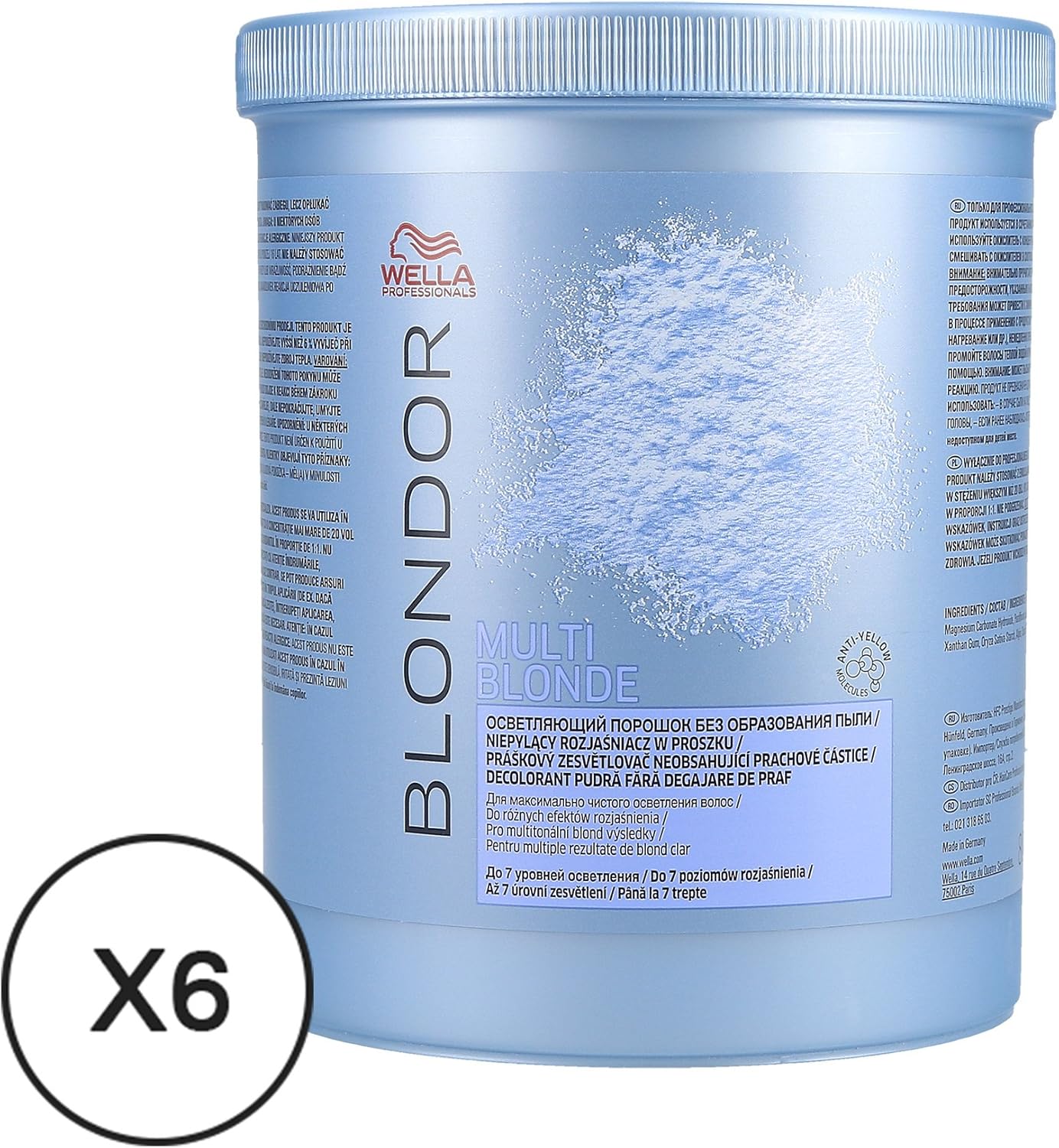Wella Blondor Bleach Powder, 1 Pack (6 x 800 g): Amazon.co.uk: Beauty