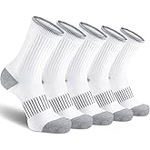 Gonii Women Socks Hiking Running Thick Cushion Athletic Crew Socks 5-Pair
