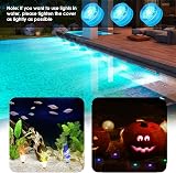 BakeWhiz 3 Pcs Mini Submersible LED Tea Lights RGB Remote Control Waterproof view 6