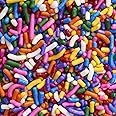 DecoPac Rainbow Sprinkles | Extra Large 26oz Pack | Cake Sprinkle Mix, Fancy Sprinkles For Cake Decorating, Handheld Container, Candy Sprinkles, Cake Sprinkles - Multicolored