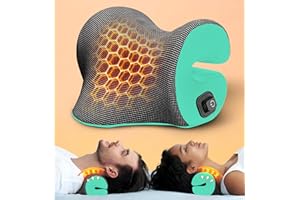 Heated Neck Stretcher for Neck Pain Relief, Cervical Traction Device (Mint Green)
