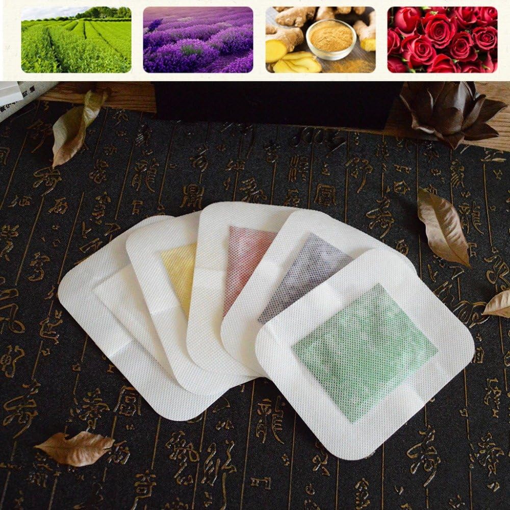 50 Premium 2-in-1 Foot Pads | Concentrated Formula | for Foot Care, Pain Relief, Relaxation, General Well-Being | 5 Special Blends | by Shaman's Brew: Health & Personal Care