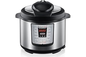 Instant Pot IP-LUX50 6-in-1 Programmable Pressure Cooker, Latest 3rd Generation Technology, Stainless Steel Cooking Pot and E