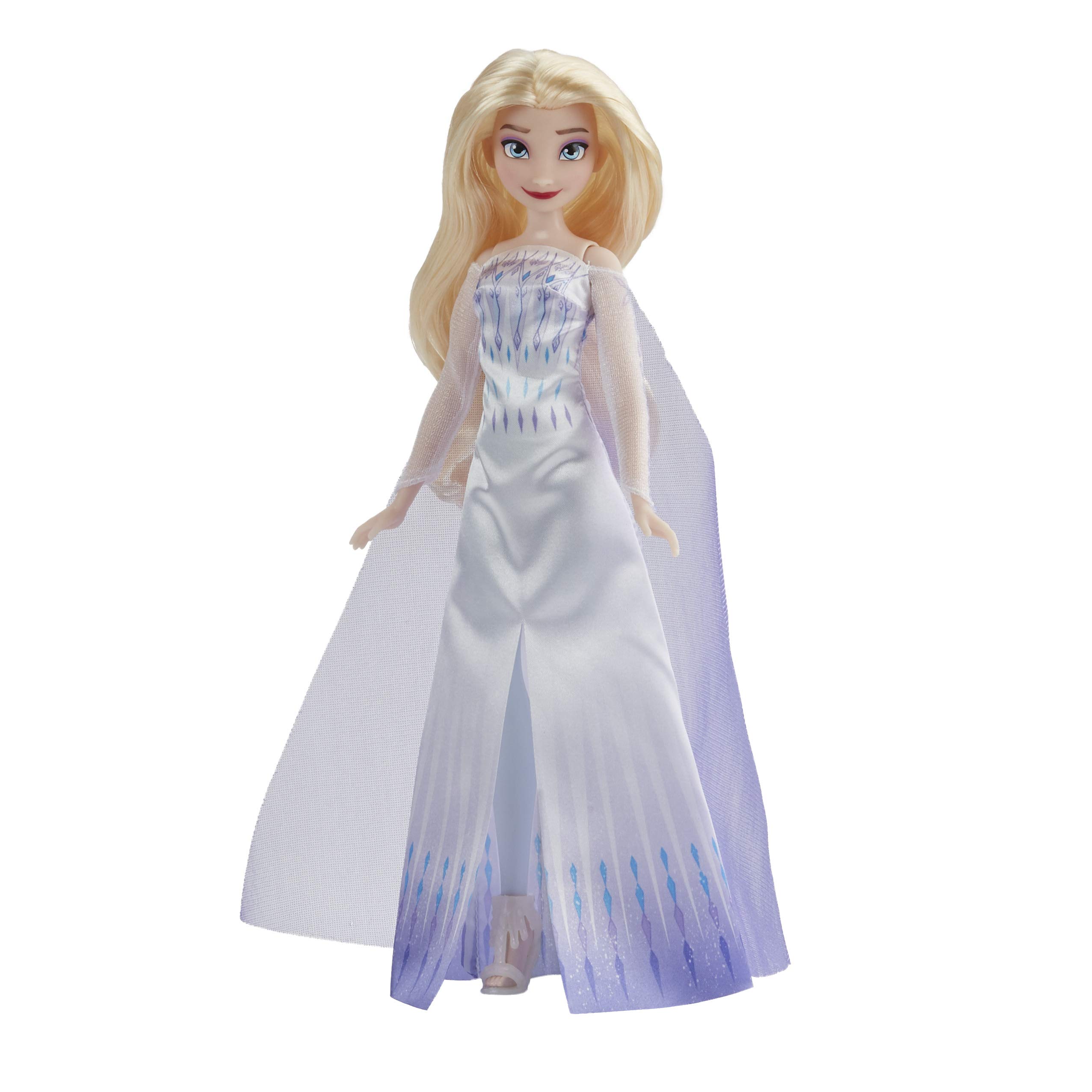 Disney Frozen 2 Snow Queen Elsa Fashion Doll, Dress, Shoes, and Long Blonde Hair, Toy for Kids 3 Years Old and Up