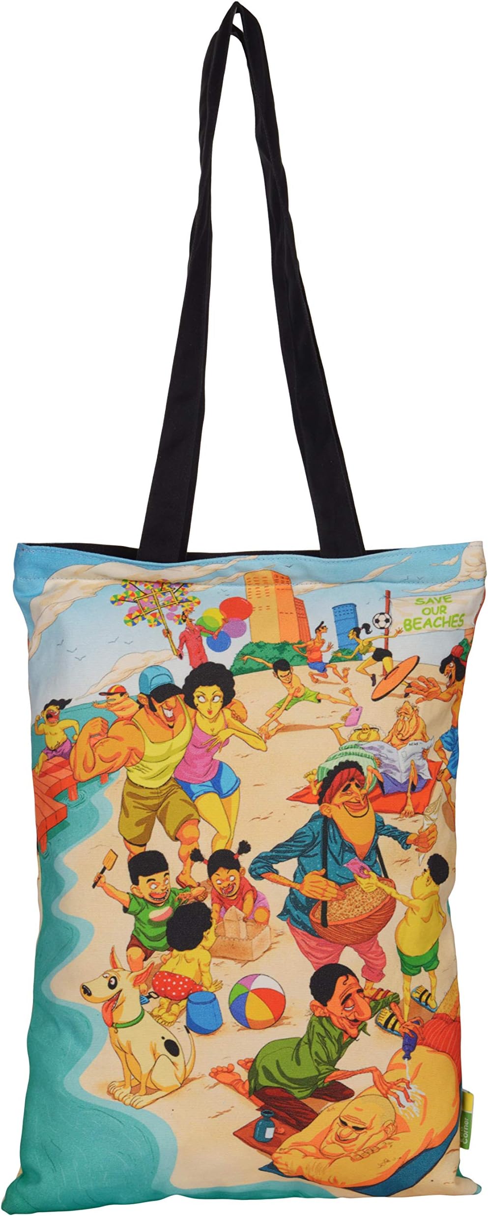 Beach Cotton Tote Bag