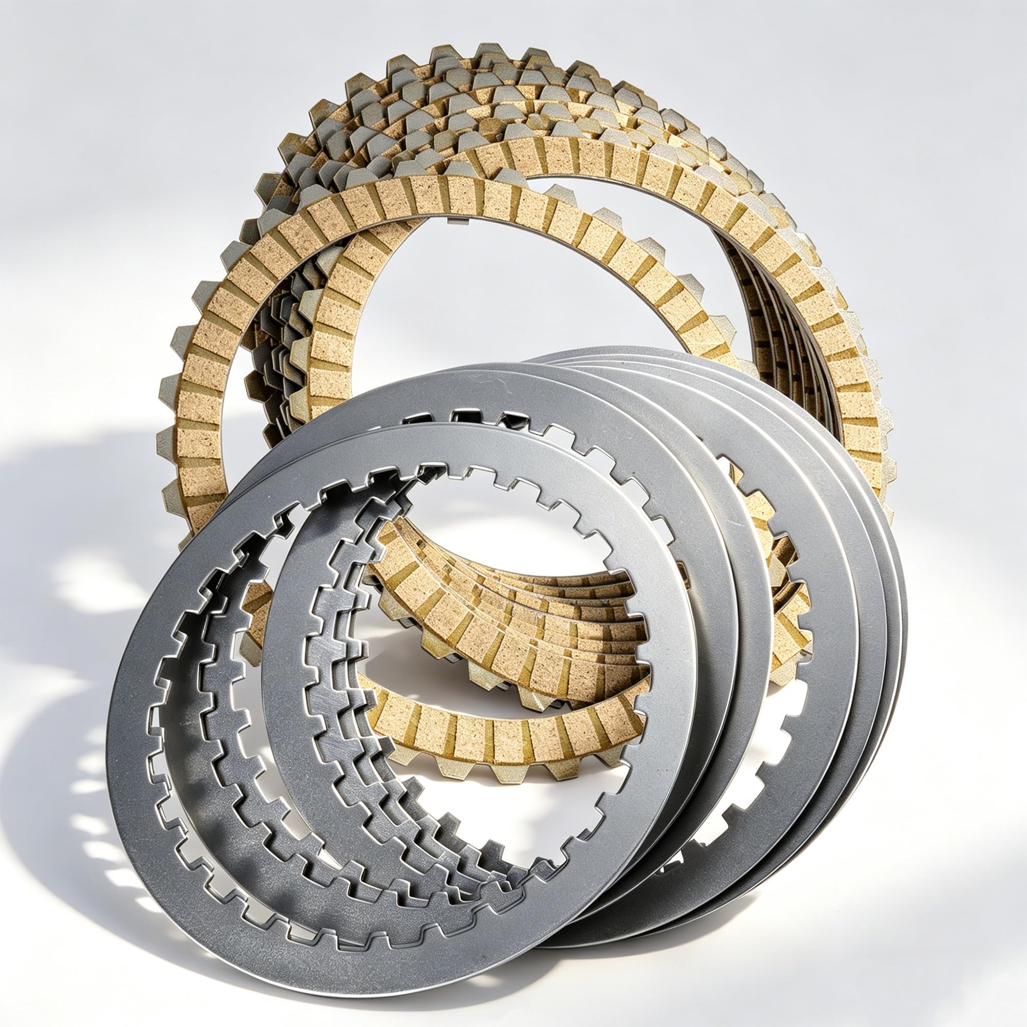 Photo 1 of MoKitDora Big Twin Extra Clutch Plate Friction Steel Clutch Kit for 1991-2017 Sportster 1990-1997 Harley Touring Softail Dyna and FXR 1991-2002 Buell All Models 17 PCS Clutch Kit