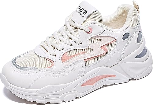 Amazon Jkr スニーカー レディース 厚底スニーカー ダッドスニーカー 白 スポーツ シューズ ランニングシューズ ウォーキングシューズ 運動靴 通気性 カジュアル 靴 美脚 軽量 身長アップ 通勤 疲れない 通学 5cm Up Jkr スニーカー