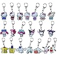 HUANGQH 20PCS Cartoon Kitty Keychain Acrylic Double Sided Design Keychain for Tags Goodie Bag Stuffer Christmas Gifts