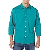 Amazon Essentials Men's Long-Sleeve Regular-fit Stretch Poplin Shirt