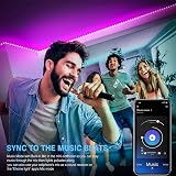 Mexllex 20m LED Strip Lights with Remote Bluetooth RGB Music Sync Timing view 6