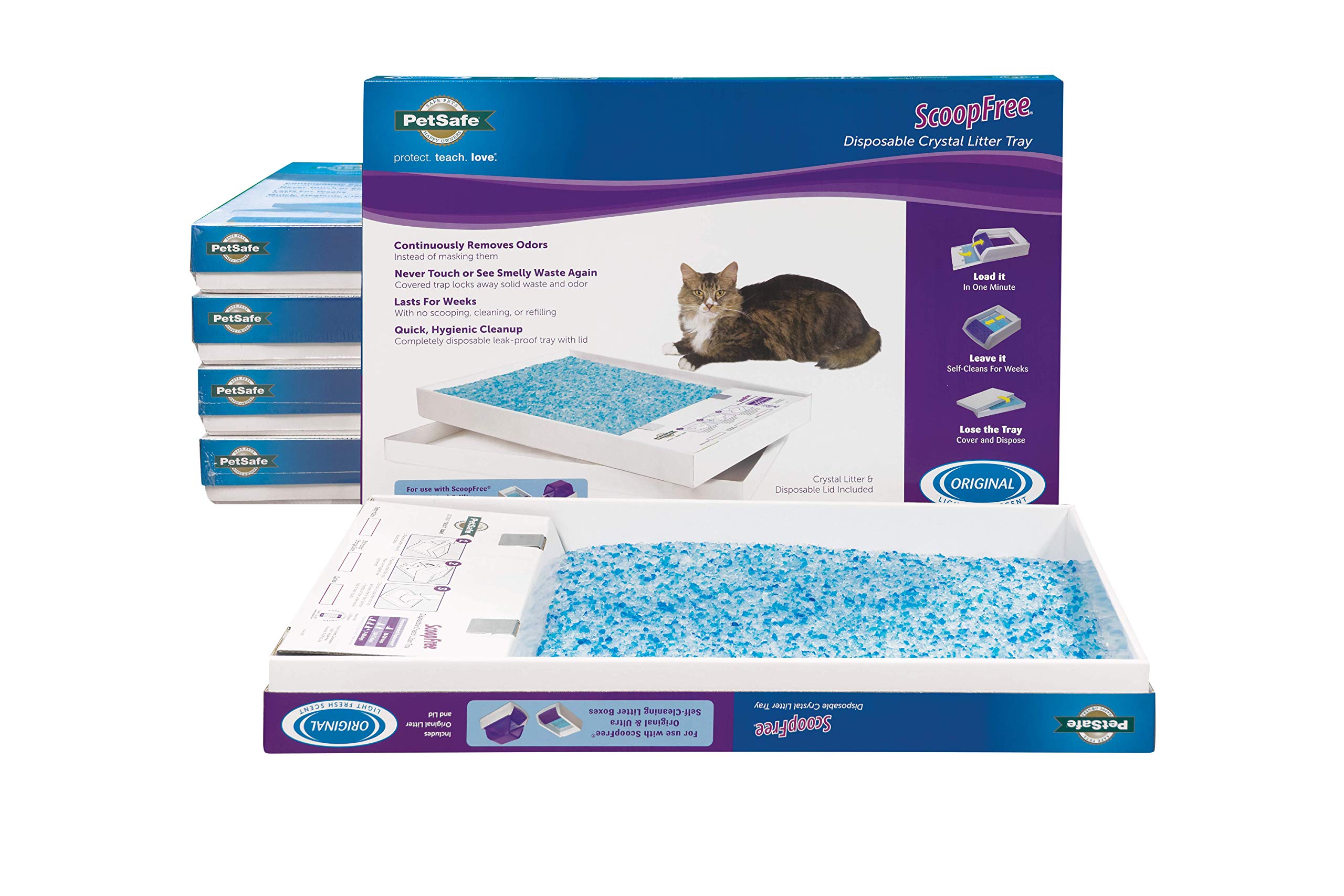 PetSafe ScoopFree Cat Litter Tray Refills with Premium NonClumping