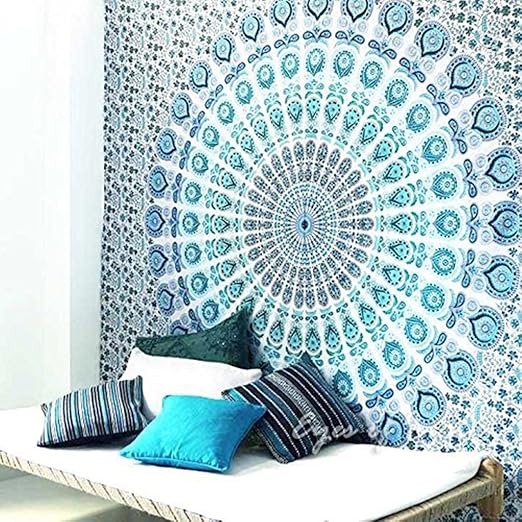 Tapiceria Decoracion De Pared Indio Mandala Hippie Tapiz