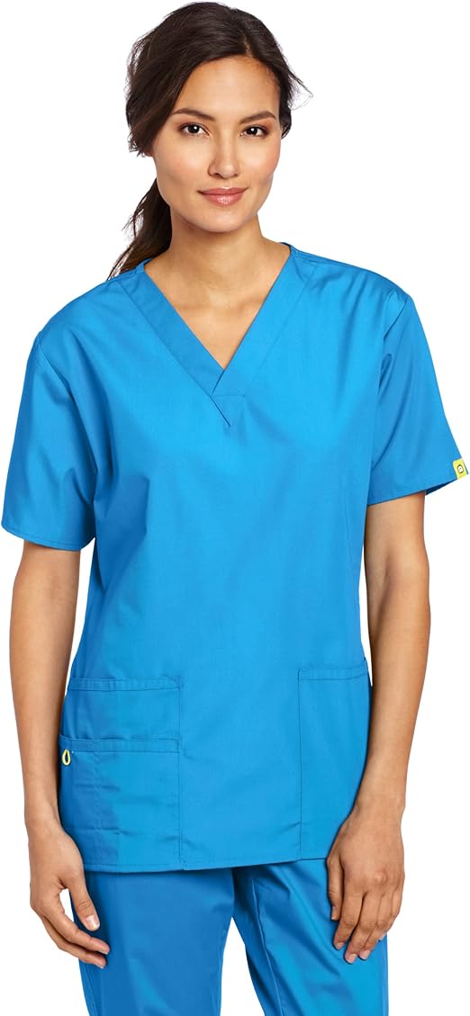 WonderWink Women's Plus Size Scrubs Bravo 5Pocket VNeck