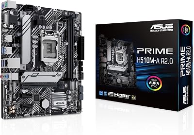 ASUS Prime H510M-A R2.0 Motherboard LGA1200 Intel H470 mATX DDR4 USB 3.2 M.2