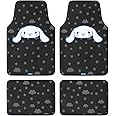 Sanrio Hello Kitty and Friends Cinnamoroll Carpet Car Floor Mats, Universal Fit for Cars Trucks SUVs Hello Kitty Car Accessories for Women Cute Car Accessories, Non-Slip Front Rear Floor Mats for Cars