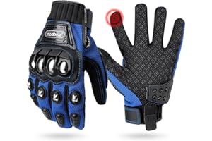 DEFLIFE Motorcycle Gloves Air Flow Steel Knuckle Touchscreen BMX MX ATV MTB Motocross Dirt Bike Racing Downhill Tactical Gloves