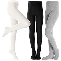 Collants Épais Pour Filles - Doublure Polaire Chauds Hiver - Confortables Pour École, Danse, Quotidien - Taille 4-13 Ans