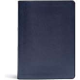 CSB She Reads Truth Bible, Navy LeatherTouch, Black Letter, Full-Color Design, Wide Margins, Notetaking Space, Devotionals, R