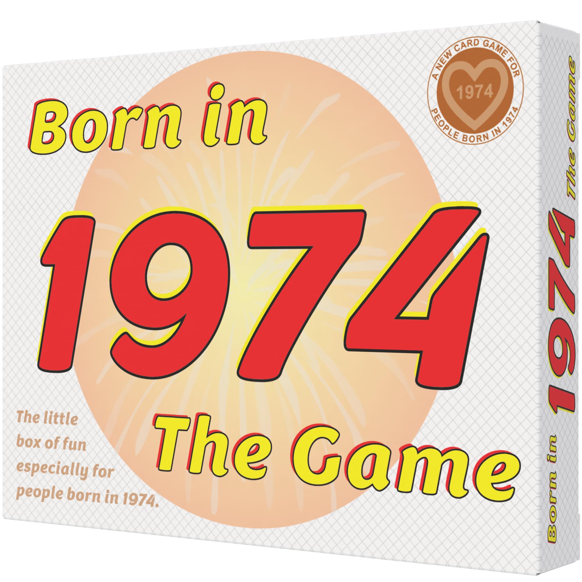 GoForItGames.com Born In 1974 THE GAME. Special edition 1974 gift for the 1974 vintage. A “WINNER” among 1974 gifts. This compact, portable 1974 birthday card game is ideal for any occasion.