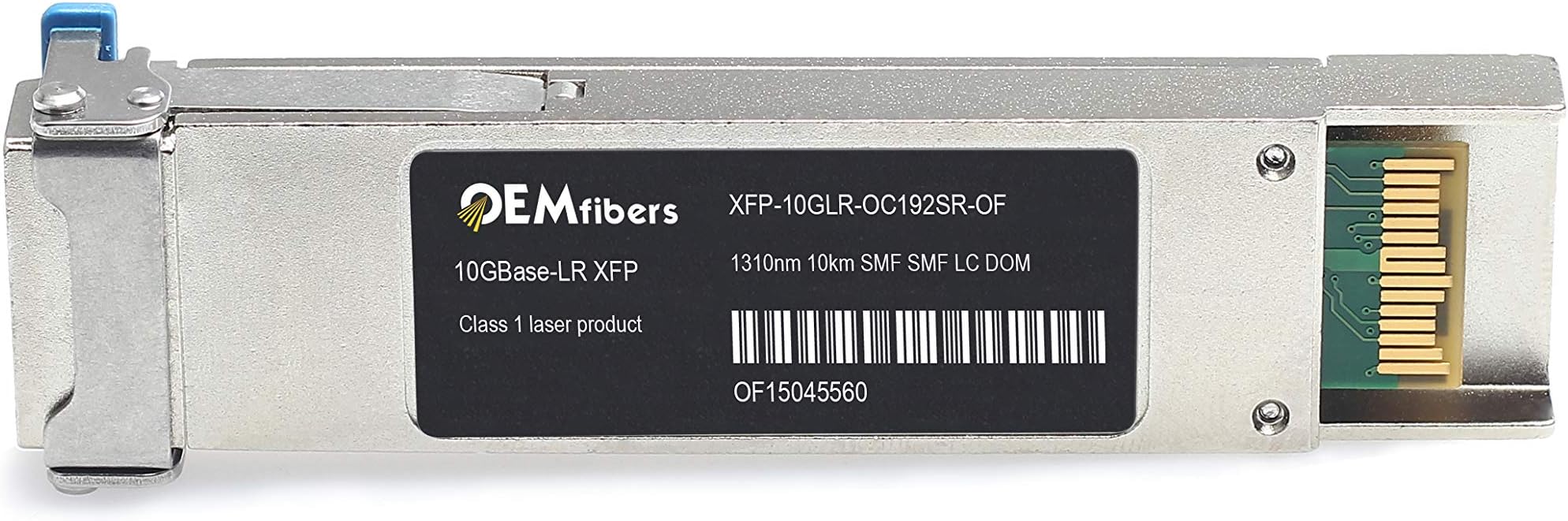 10GBASE-LR 10G XFP Transceivers Module for Cisco XFP-10GLR-OC192SR,Netgear AXM752,Finisar FTLX1413D3BTL DEM-422XT,1310nm SMF 10KM LC DDM,OEMFIBERS