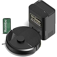 Roomba 105 Vac Robot Vacuum + AutoEmpty Dock - Self-Empties for 75 Days, Easy to use, Intense Power-Lifting Suction, LiDAR Na