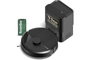 iRobot Roomba 105 Vac Robot Vacuum with AutoEmpty Dock - Self-Empties for 75 Days, Easy to use, Intense Power-Lifting Suction, LiDAR Navigation, Multi-Surface Cleaning, Cleans in Neat Rows