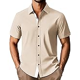 PJ PAUL JONES Men's Short Sleeve Button Down Casual Dress Shirt