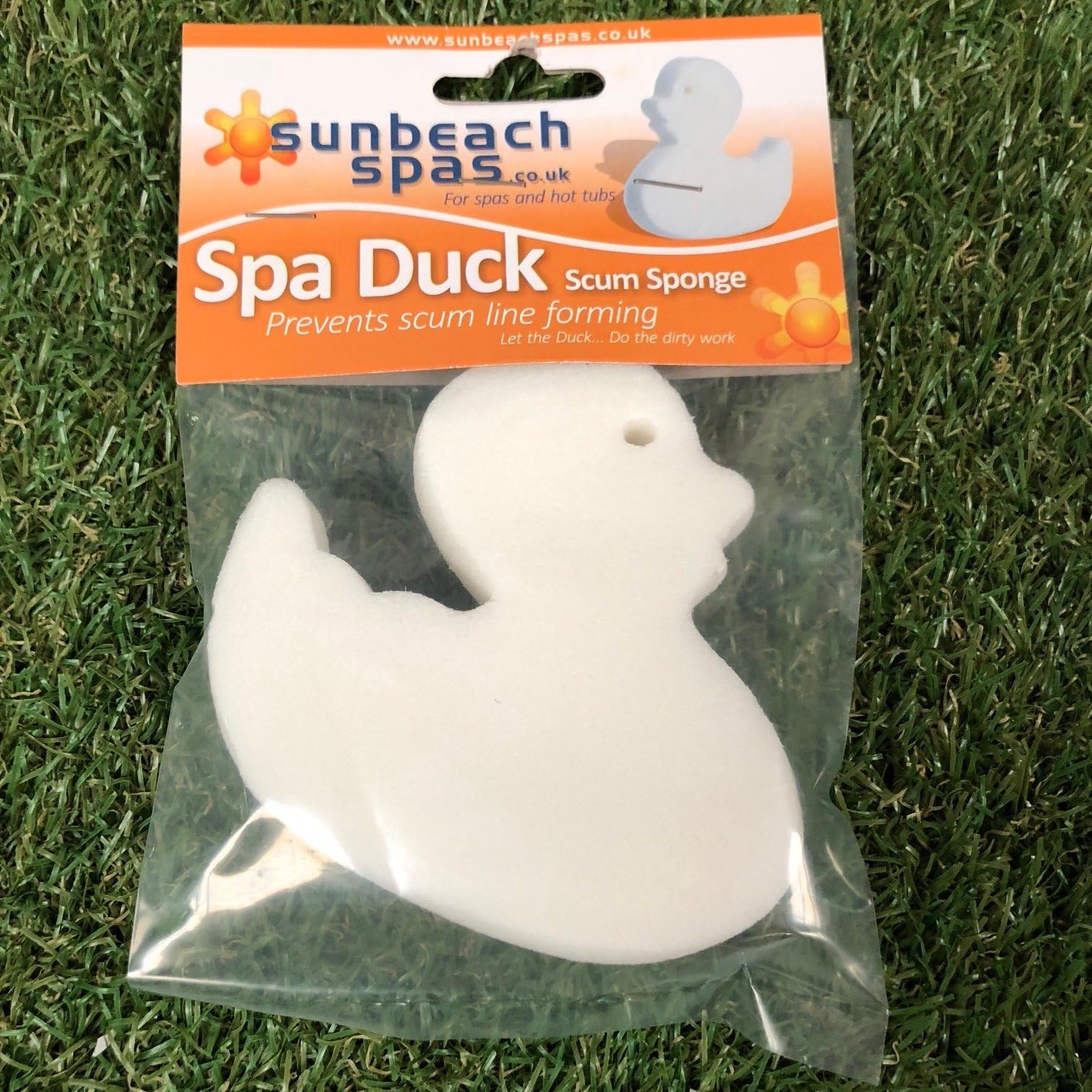 Sunbeach Spas Duck Scum Sponge - Removes and Clean Oils from your Spa Pool Hot Tub