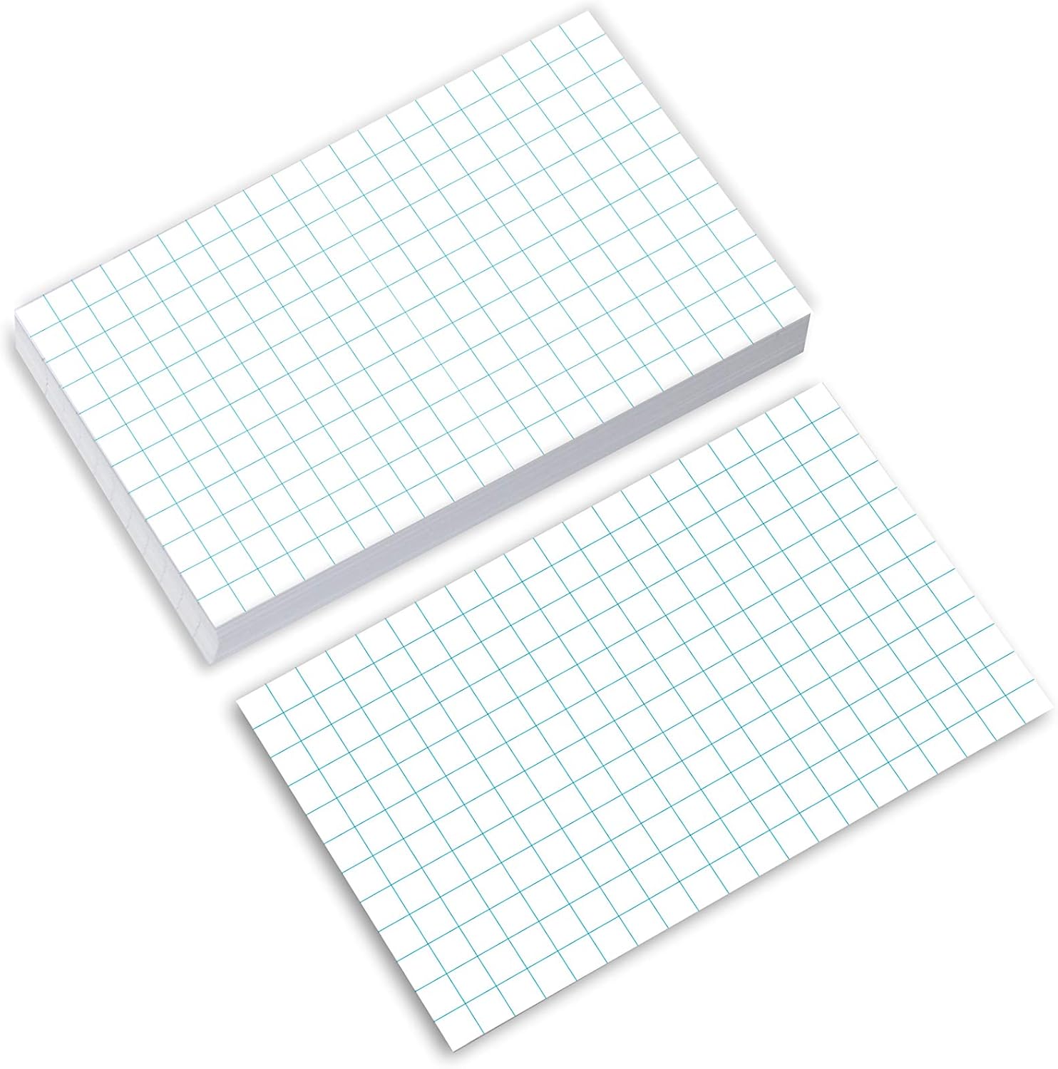 Home Advantage Double Sided Grid Index Cards, Graph Ruled (3-x-5-inch) : Office Products