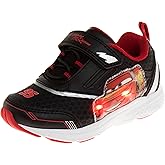 Disney Pixar Cars Boys Black/Red Lighted Sneaker (Toddler/Little Kid)
