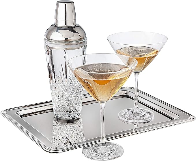 Godinger Barware Set, Cocktail Martini Shaker, Glasses and
