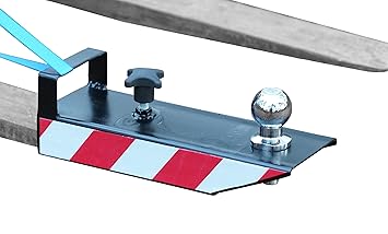 IB_KL Rangierhilfe für Gabelstapler Anhänger Stapler Kugelkopf Radlader Wohnwagen Gabeln maximal 110x50 Farbe Schwarz