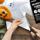 Uncle Paul A4 Silver Mirror Cardstock 25 Sheets 250gsm 92lb Craft Paper view 4