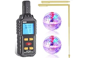 5 Pcs Ghost Hunting Equipment Kit LED EMF Meter & Magnetic Field Detector for Paranormal Enthusiasts for Outdoor Ghost Huntin