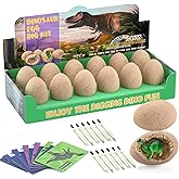 Bigear Dinosaur Eggs Excavation Dig Kit - Dinosaur Toys for Kids - Break Open 12 Dinosaur Eggs and Discover 12 Cute Dinosaurs