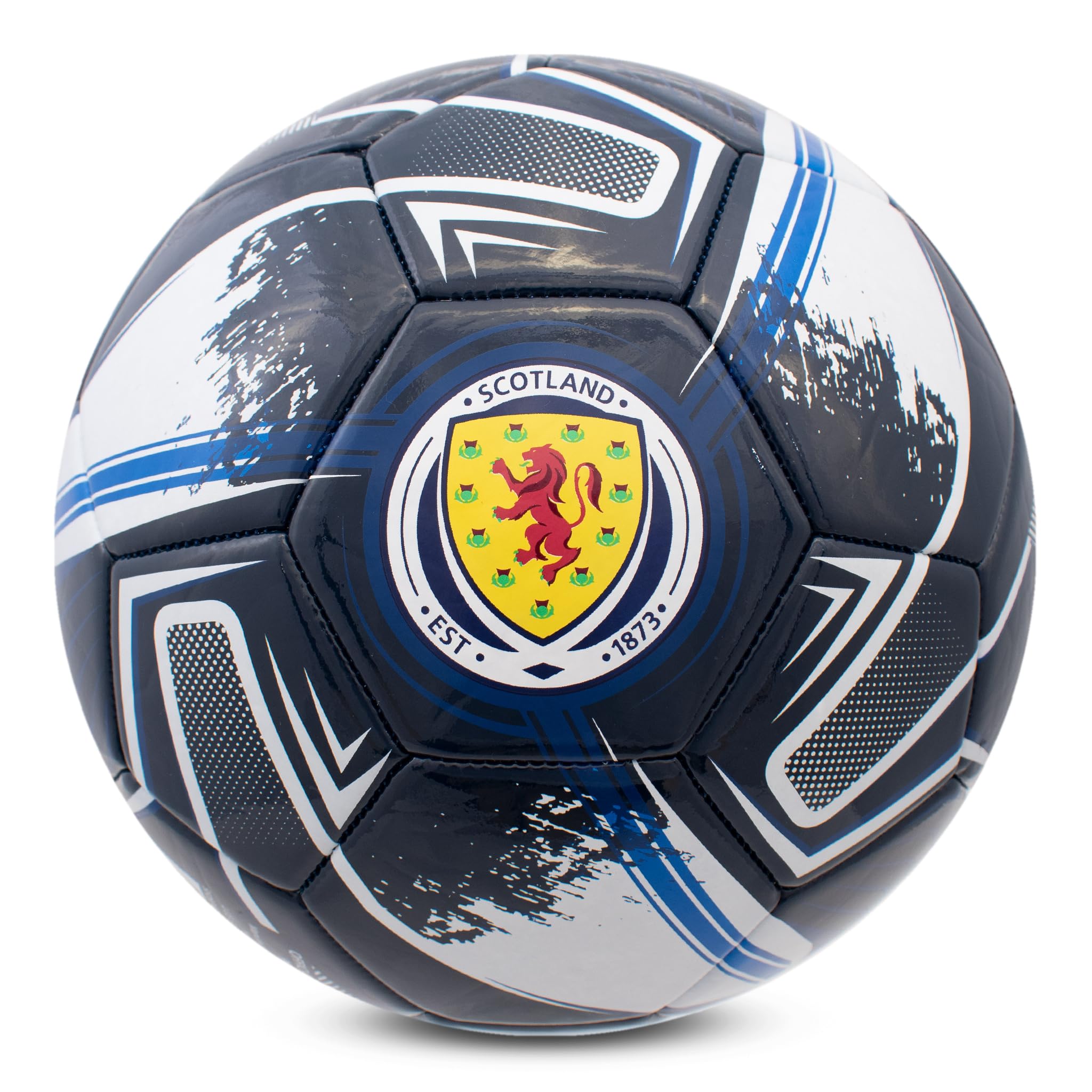 Hy-Pro Officially Licensed Scotland FA Football – Size 5, Turbine Design, Training, Match, Merchandise, Collectible For Kids and Adults
