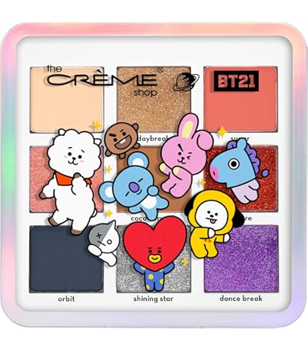 Amazon.com : The Crème Shop | BT21: THE RIGHT FLUFF Eyeshadow